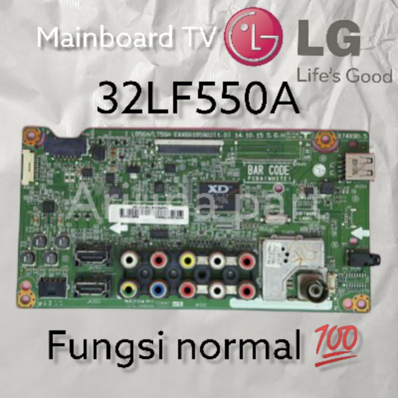 mainboard TV LG 32LF550A / MB TV LG 32LF550 / mesin tv LG 32LF550A / modul TV 32LF550