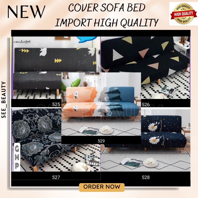 SEETM20 COVER SOFA BED MOTIF COVER SOFA SARUNG SOFA BED ELASTIS COVER SOFA INOAC IFORMA SOFA TAMU FASIA - Cover SOFA BED Sarung SOFA BED stretch elastis NAVY RECTANGLE cover (sarung sofa bed)hanya sarung nya ✅BISA COD✅ COVER SOFA BED ELASTIS / SARUNG sofa