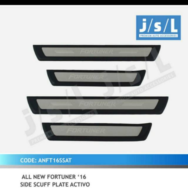 Sillplate samping all new Fortuner model activo jsl