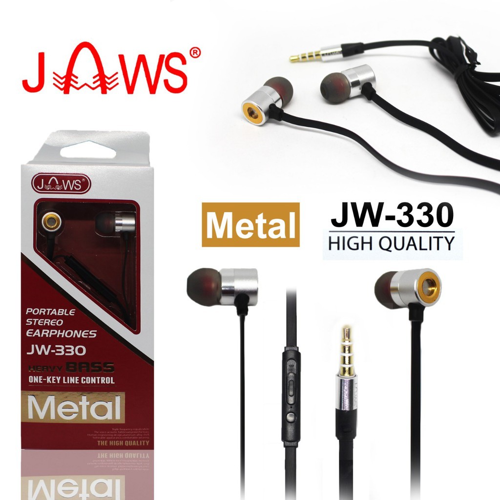 Handsfree Headset Super Mega Bass Jaws JW-330