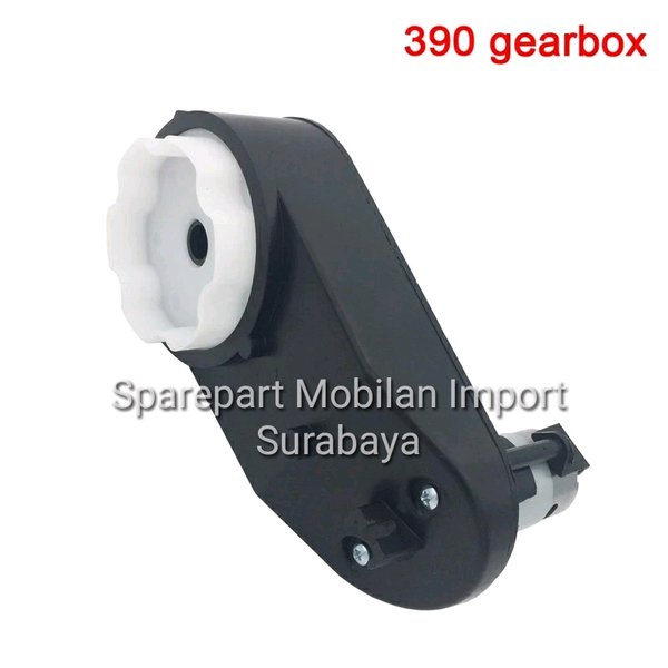 GEARBOX RIDE ON CAR GERBOX 390 GEAR BOX MOBIL MOBILAN GIR MAINAN AKI ANAK RC REMOTE CONTROL 6 VOLT