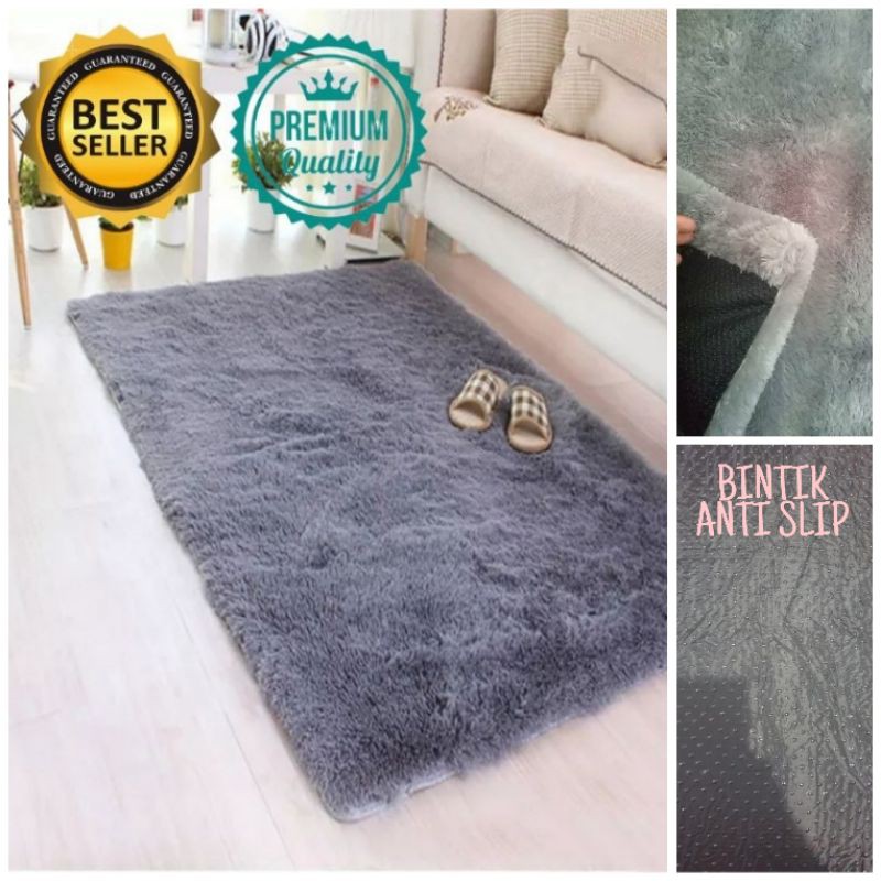 KARPET BULU RASFUR LEMBUT KARPET BULU NYAMAN ANTI SLIP 