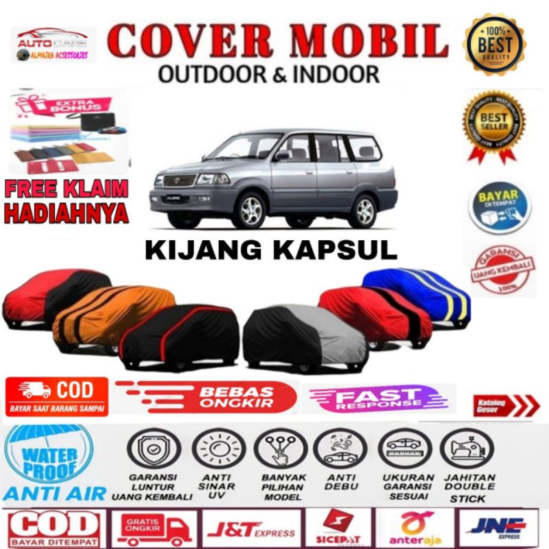 Cover Mobil, Kijang Kapsul LGX Sarung Mobil Kijang Kapsul GX 2000 2001 2002 2003 Selimut Mobil Kijang Jadul KIJANG KAPSUL MANTEL MOBIL OUTDOOR INDOOR