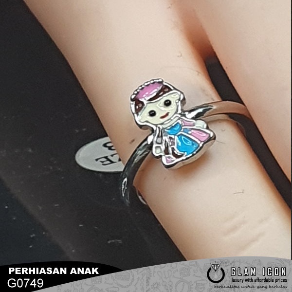 Cincin anak Karakter Putri Sofia pink blue  C0749 CAS