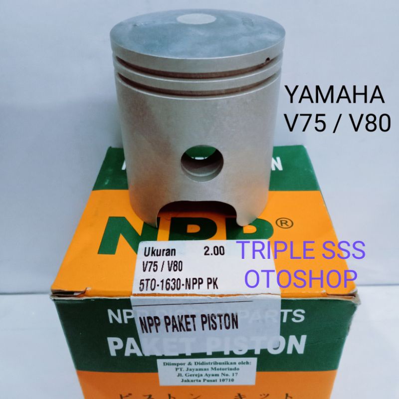 PISTON KIT NPP YAMAHA V75 / V80 Os STD s/d 200-1