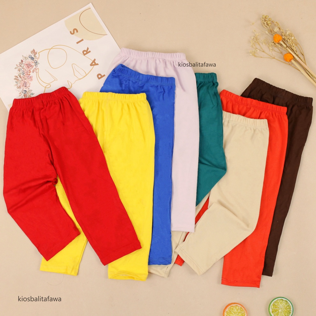 Legging Polos uk. 3-5 th / Leging Anak Legging Anak Leging Polos Celana Polos Celana Panjang Anak