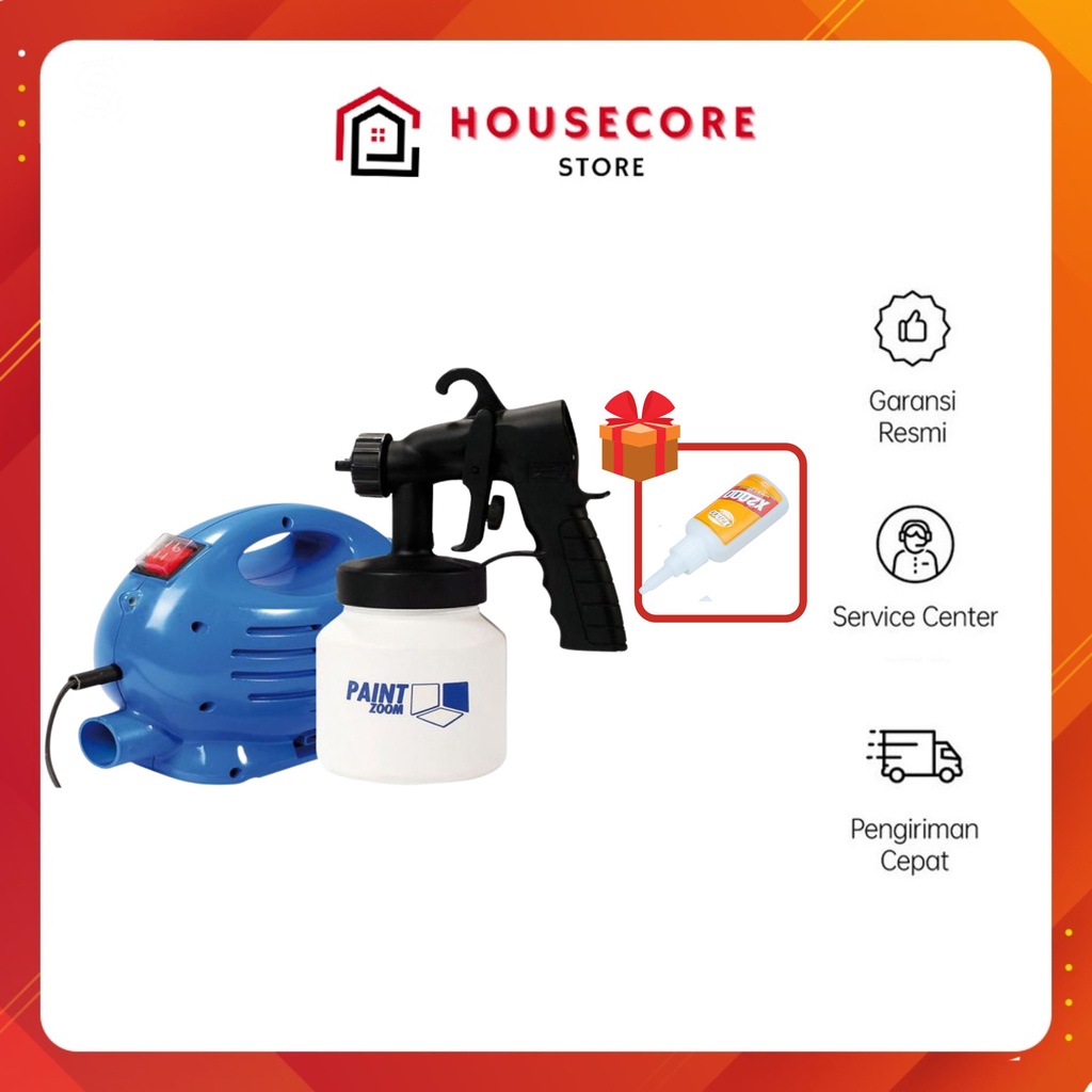 Jual Paint Zoom Spray Gun pistol semprot cat listrik, penyemprot cat