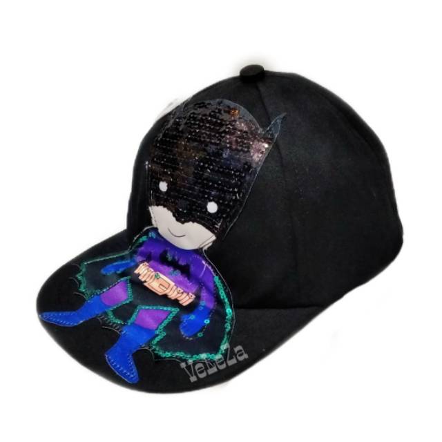 Topi Anak Led Superhero - Topi Anak Laki-Laki Karakter Superhero