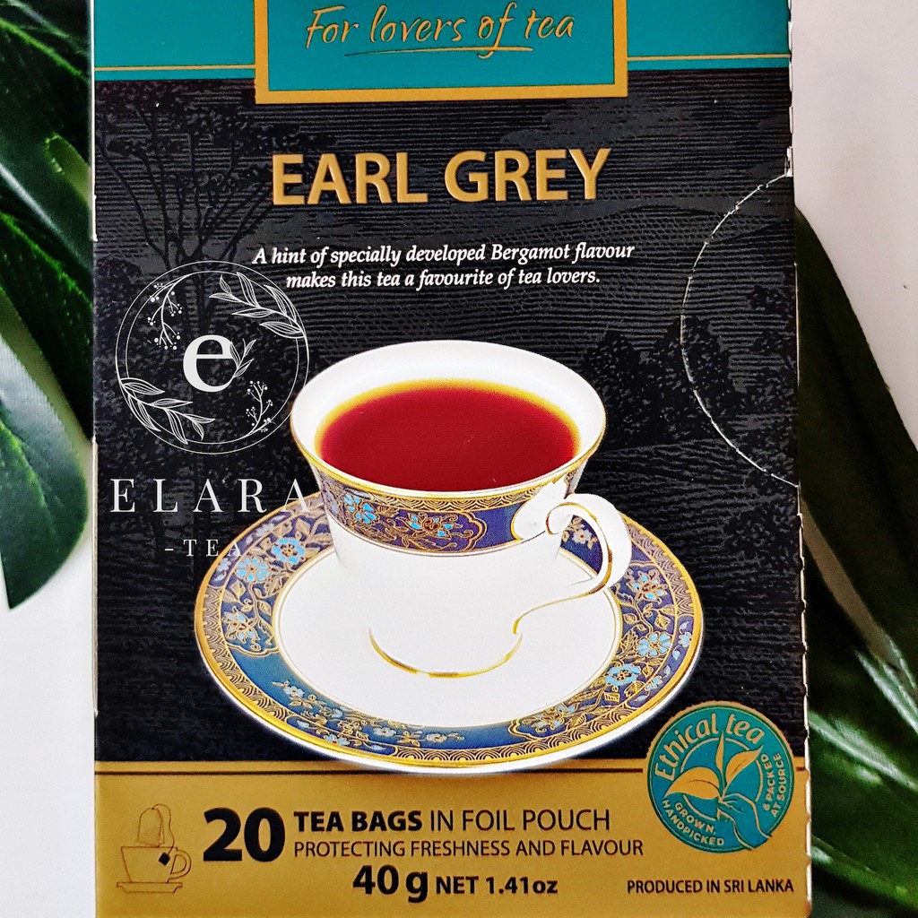 

Dilmah Earl Grey Tea Bags 20x1.5gr Teh Celup Bergamot Premium 40gr