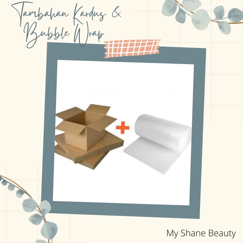 

[khusus produk] Tambahan Bubble wrap / kardus