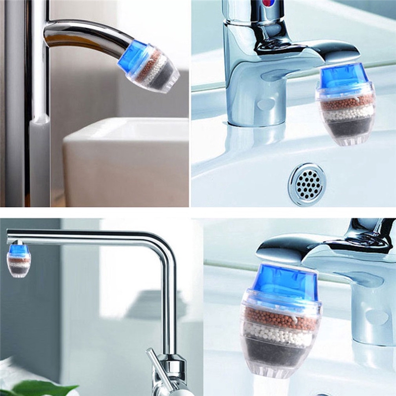 16-23MM Household Activated Carbon Water Filter / Kitchen Faucet Tap Water Purifier/Mini Kitchen Faucet Purifier /Purifier Water Purifying Plant Filtration Cartridge