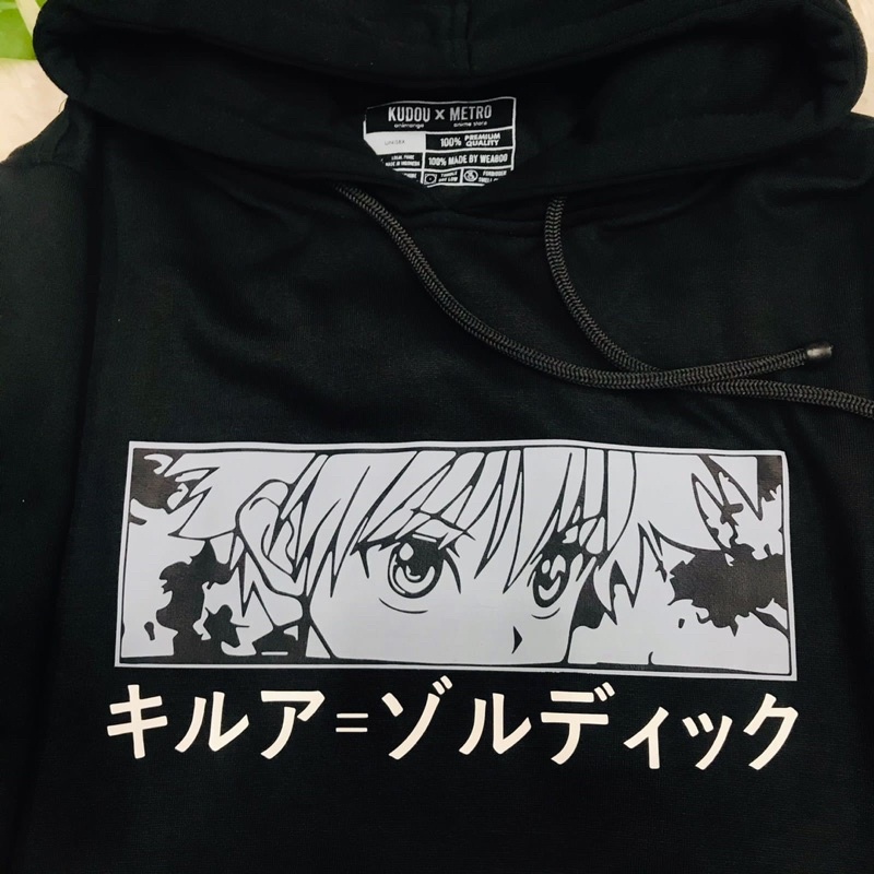 Hoodie Hunter X Hunter Killua Black