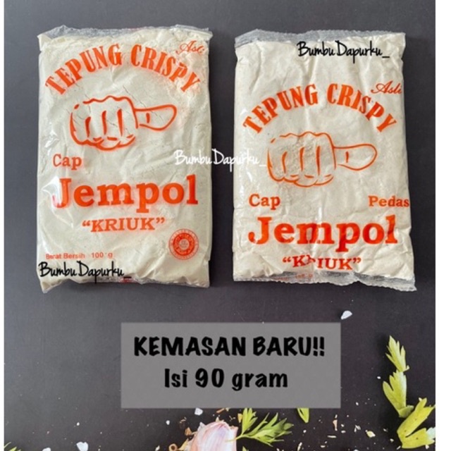 

(10 pcs x 90gr) Tepung Crispy Kriuk Cap Jempol