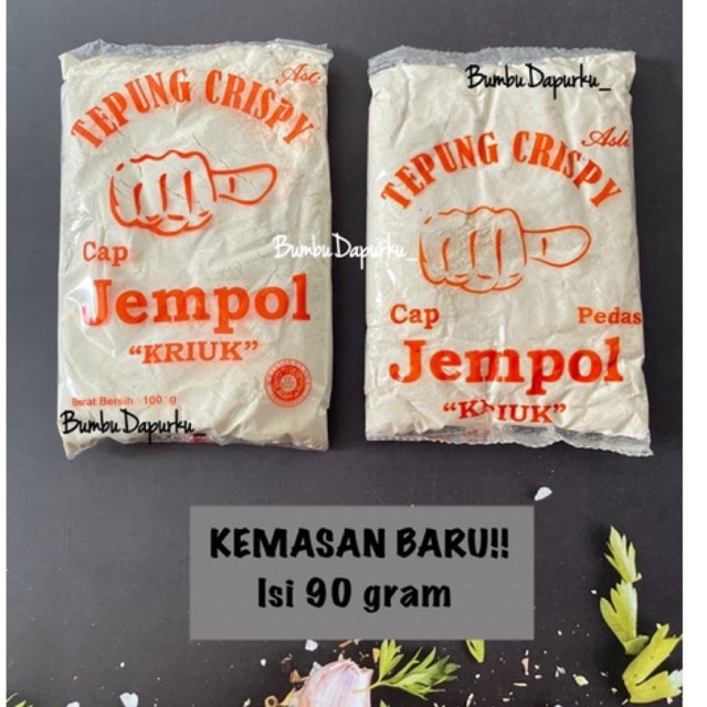 (10 pcs x 90gr) Tepung Crispy Kriuk Cap Jempol