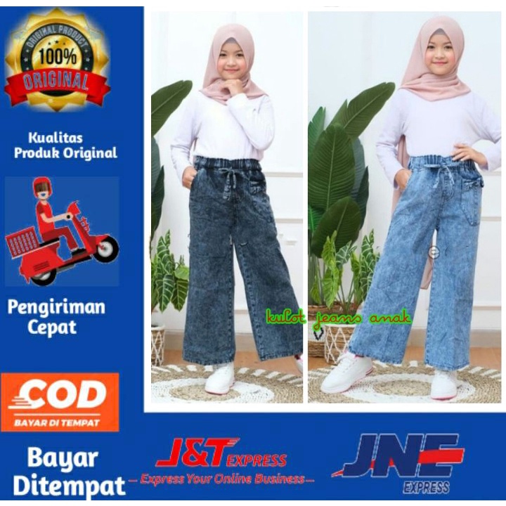 Kulot Zylo Snow / Kulot Jeans Snow Anak TANGGUNG /Kulot jeans