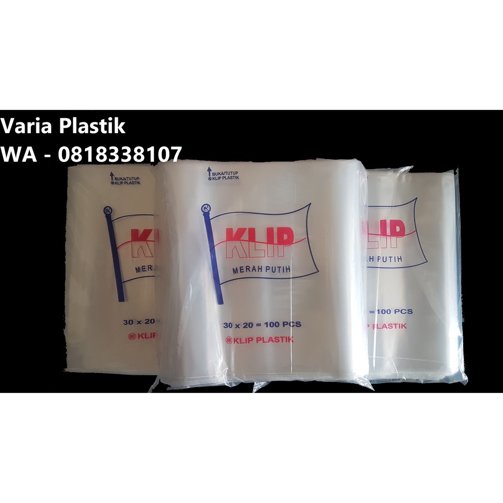 Jual Plastik Klip ukuran 20x30 Indonesia|Shopee Indonesia