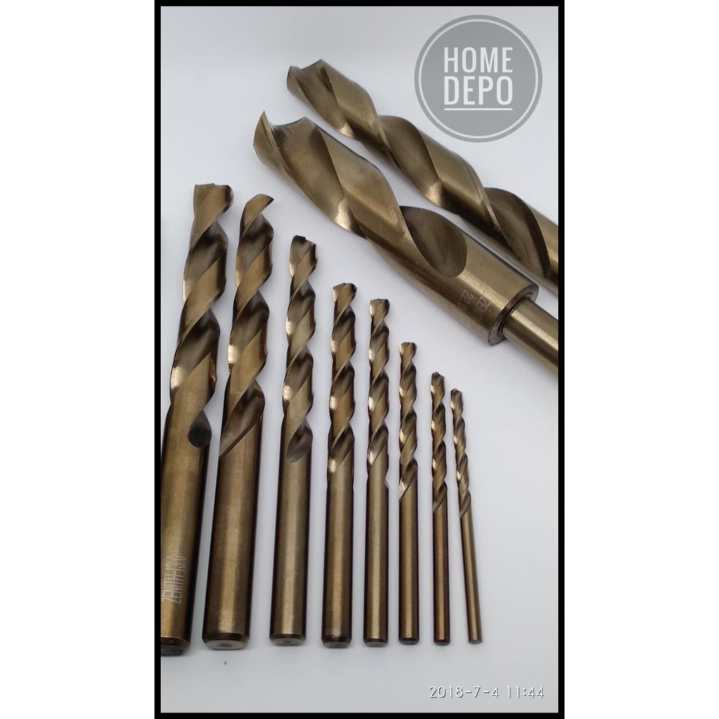 Produk Unggulan Zenith Drill Bit Uk.5Mm Hs-Co Mata Bor Besi Terbaik 3X Tajam Dan Kuat