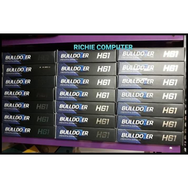 Bulldozer H61B-Lz Motherboard Intel H61 Socket Lga 1155 Ddr3 Vga Hdmi Terbaru