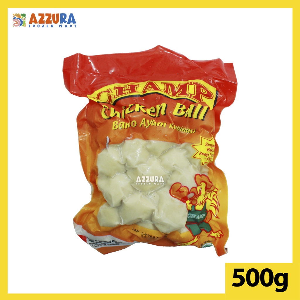 

Champ Chicken Ball Bakso Ayam Kombinasi 500g