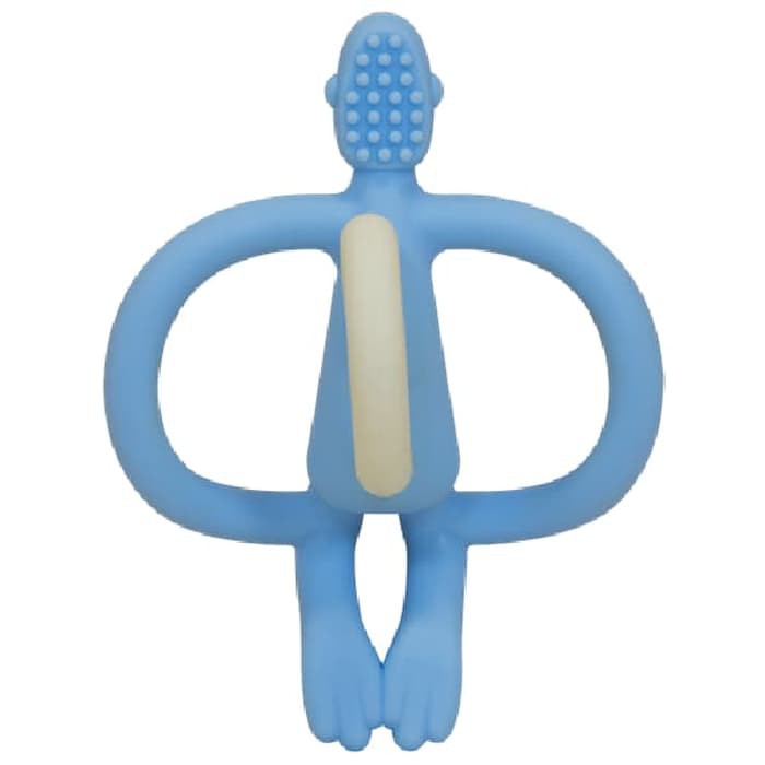 Matchstick Monkey Teether LIGHT BLUE