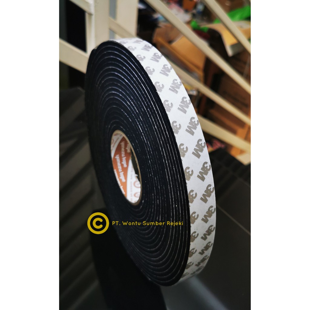 

4ds! Single Tape 3M Hitam Uk. 24mm X 5 Meter Tebal 5mm