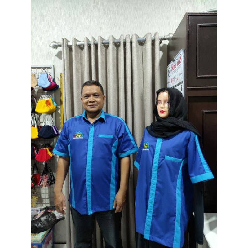 kemeja PDH costum bordir harga ecer