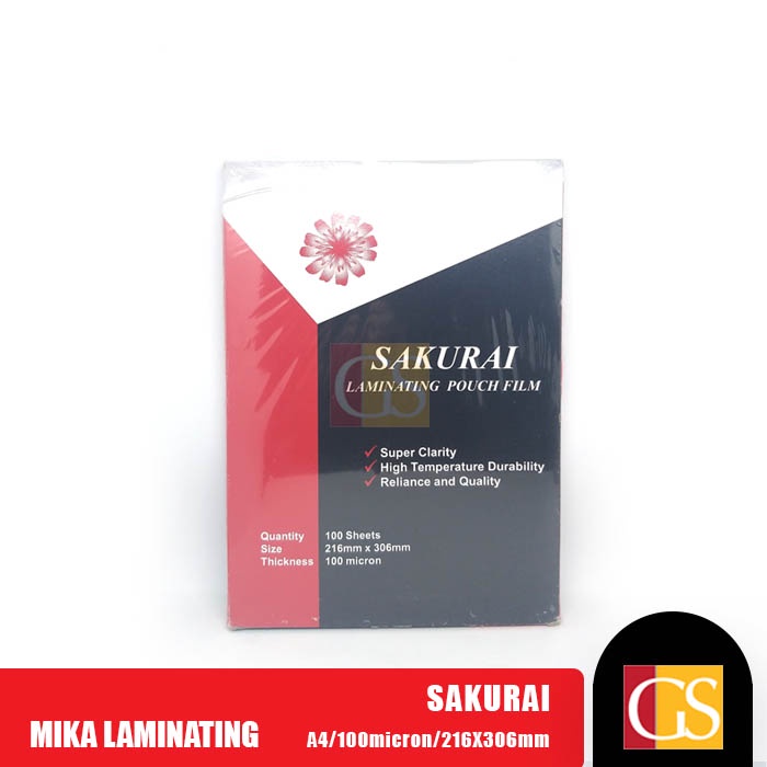 

PLASTIK MIKA LAMINATING FILM SAKURAI A4