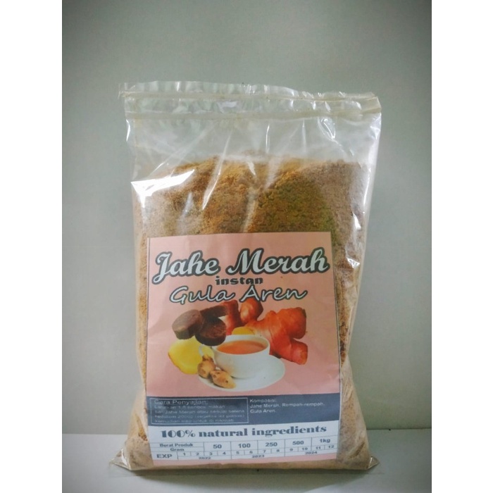

Jahe Merah Instan Gula Aren 100 Gram