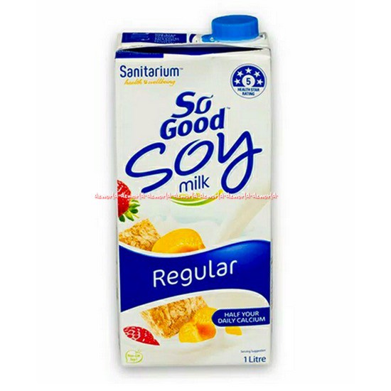 Sanitarium So Good Soy Regular 1L Soy Milk Soy Regular Sani Tarium Susu UHT Susu Kedelai Siap Minum Soybean Milks