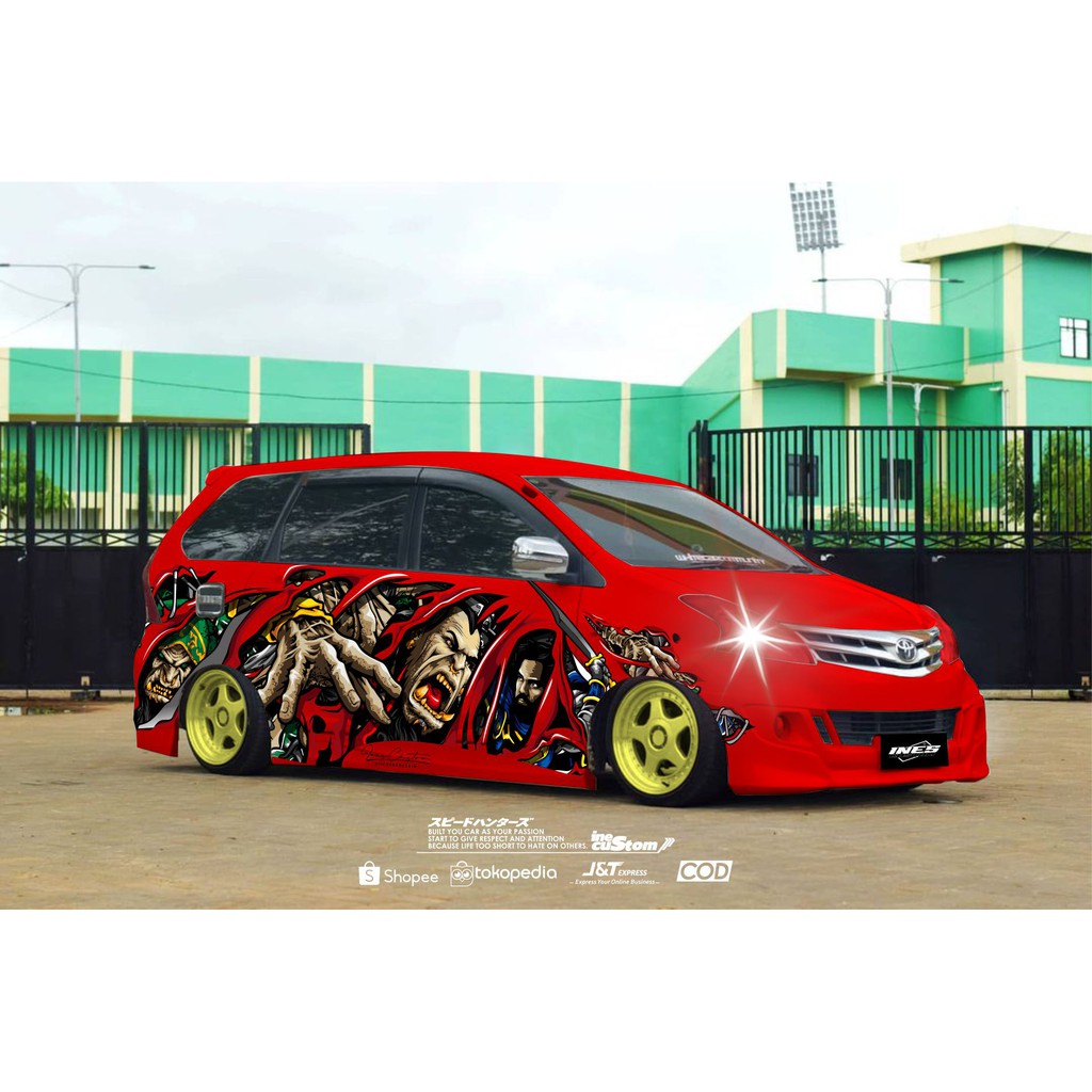 DECAL AVANZA Striping mobil