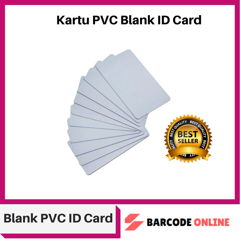 Jual Pvc Blank Id Card Kartu Id Card Kosong Tanda Pengenal Kosong Shopee Indonesia 7311