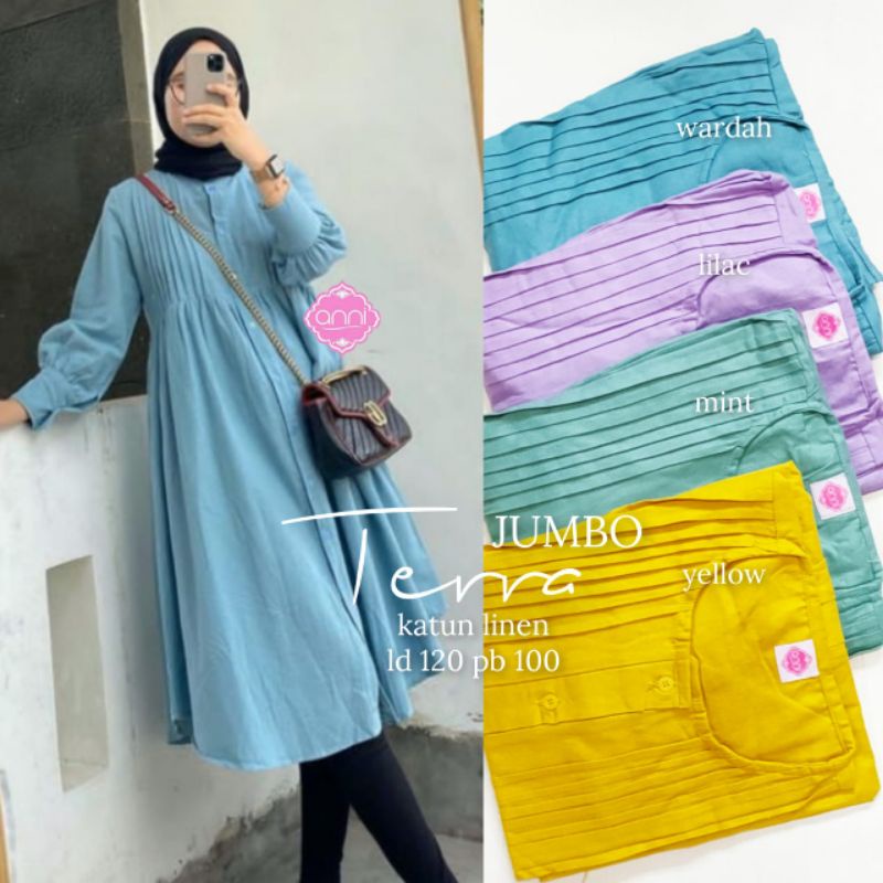 [BARU] AQILA TUNIK BY MORENA TUNIK FLANEL JUMBO