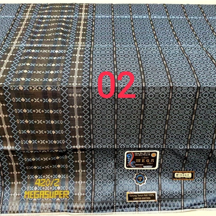 SARUNG TENUN MEGA SUPER SUTRA PREMIUM LIMITED EDITION SEKELAS BHS SGE2