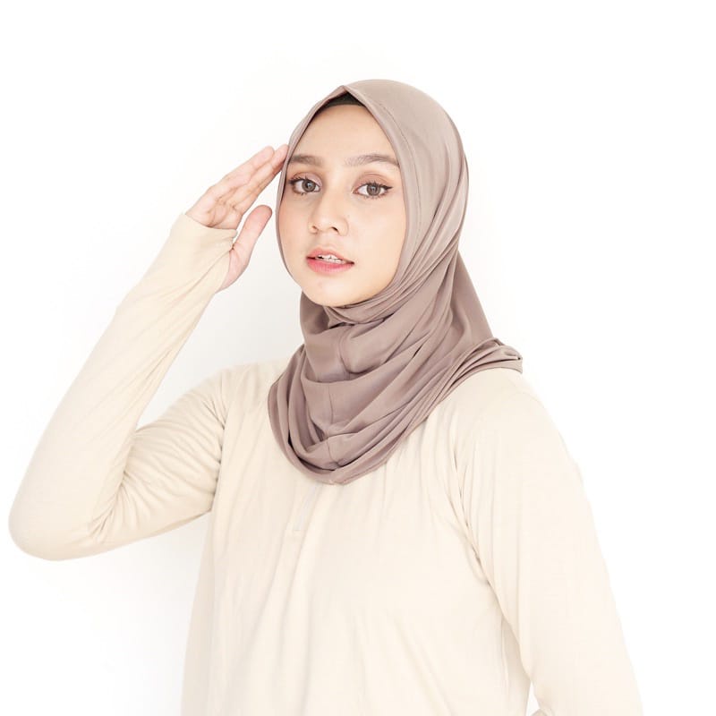 Zara Hijab Bergo Sport Jersey