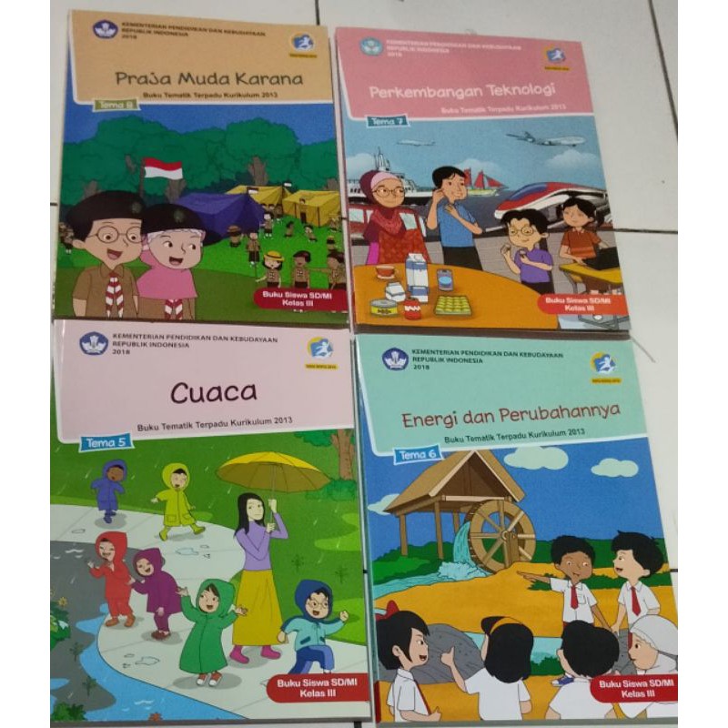 BUKU TEMA 5-8 KELAS 3 SD SEMESTER 2