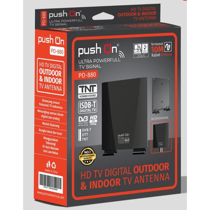 Antena TV Push On  PO-880