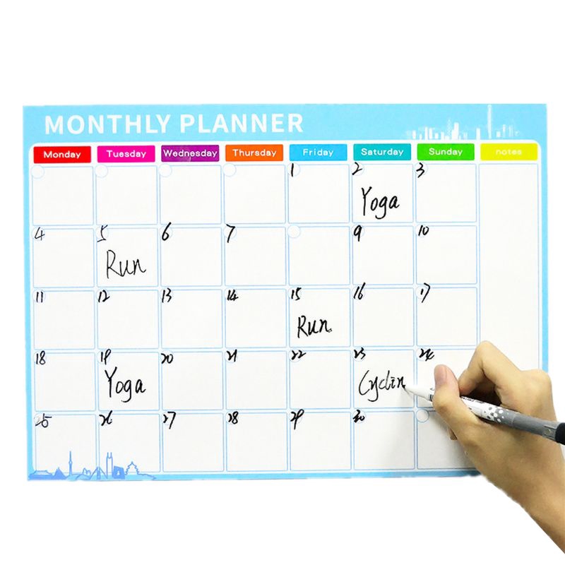 St Magnetic Dry Erase Calendar For Fridge 3 Fine Tip Markers And Large Eraser Monthly Whiteboard Shopee Indonesia