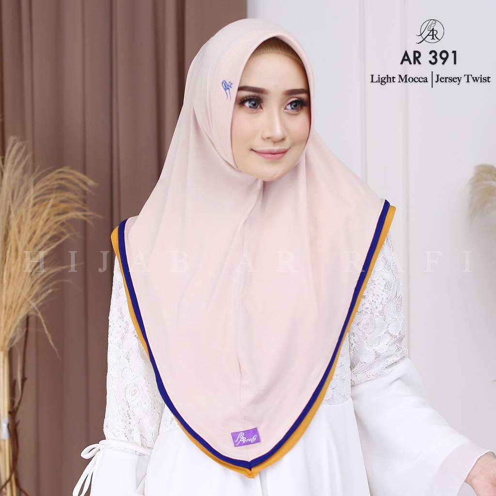 Hijab Jilbab Arrafi Bergo Instant Antem BEST SELLER Ar Rafi AR 391-4