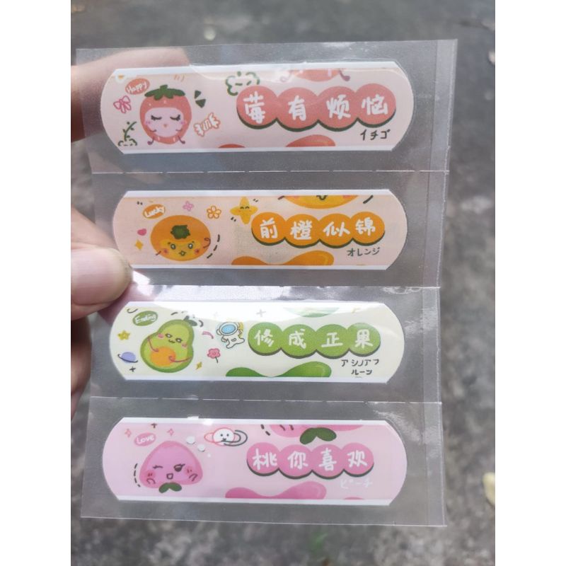 1CARD ! PLESTER LUKA MOTIF KARAKTER LUCU WATERPROOF IMPORT PREMIUM / HANDSAPLAST WATERPROOF 1 CARD