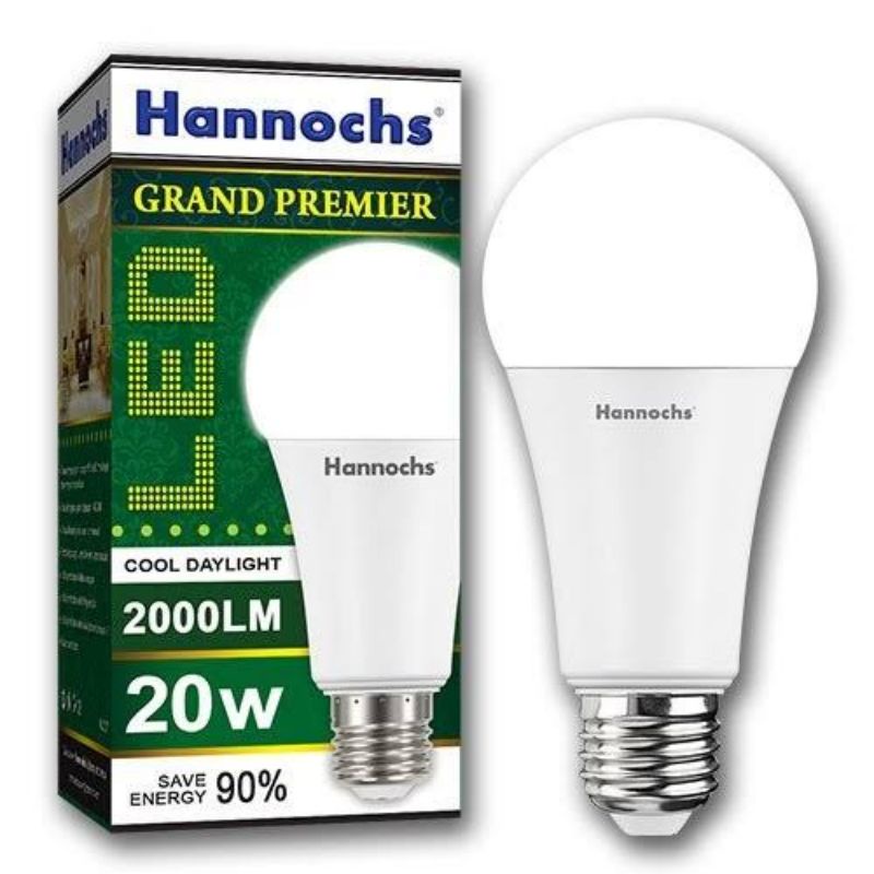 Hannochs - Lampu LED Grand Premier - 20 watt - cahaya PutihBola Lampu LED Watt Besar