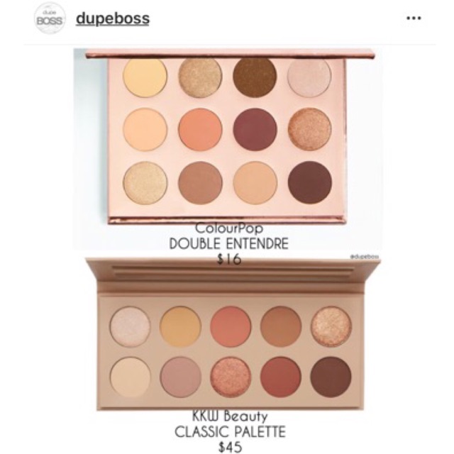 Colourpop Double Entendre Pressed Powder Eye Shadow Palette