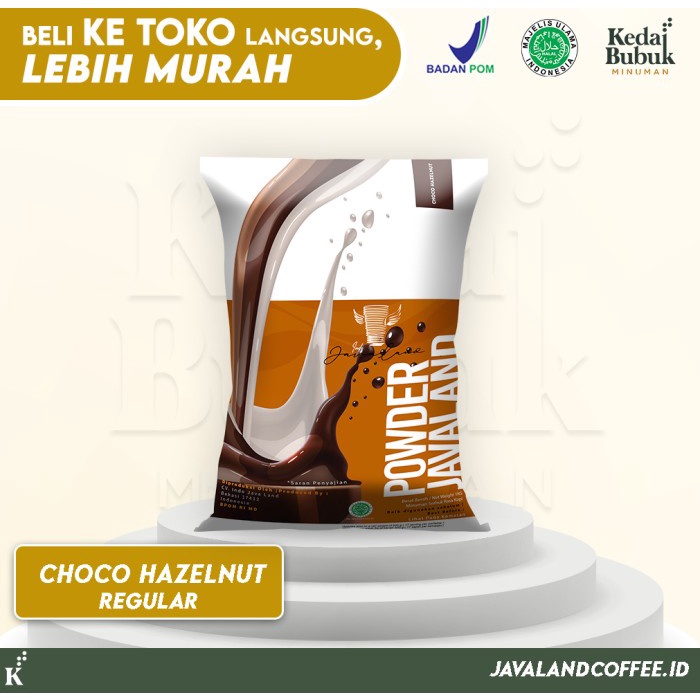 

DISKON - (BISA COD) Bubuk Minuman Bubble Drinks 1Kg Rasa Choco Hazelnut