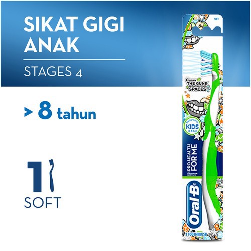 Sikat Gigi Bayi dan Anak Oral-B umur 4m-8th+ Oral B/ Baby And Kid Toothbrush