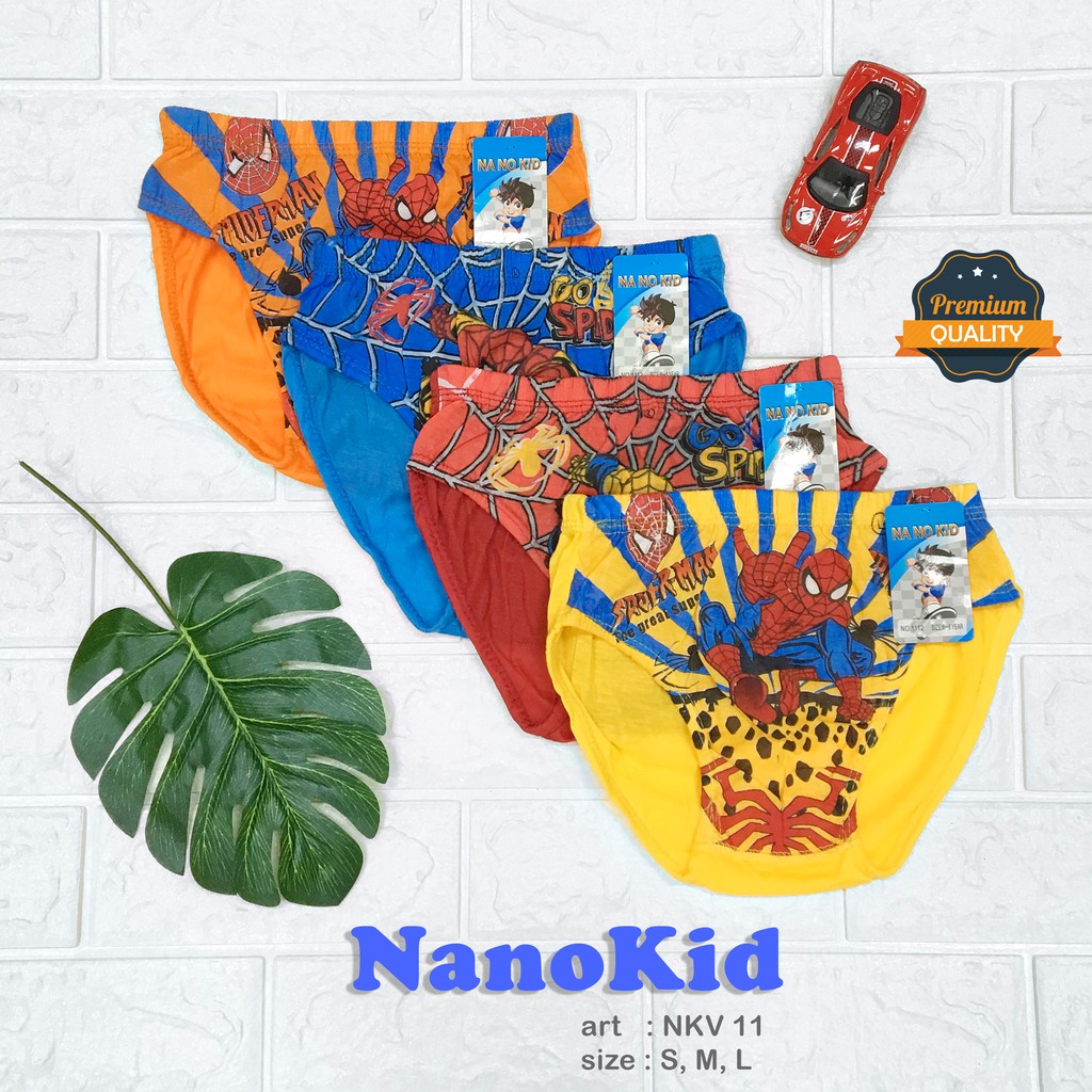 NANOKID | Celana Dalam Anak Cowok / Sablon / art NKV 11