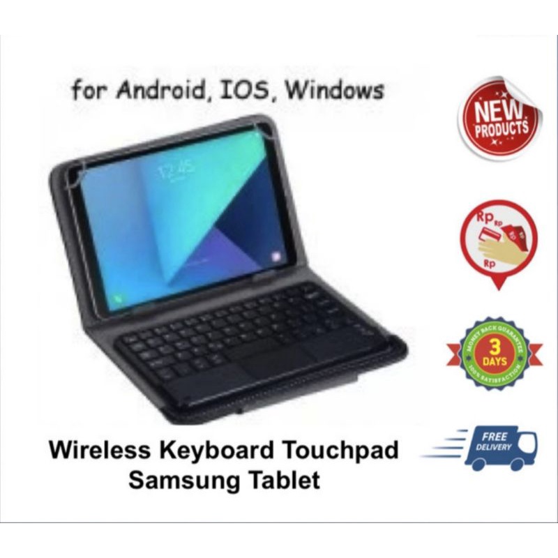Wireless Keyboard Touchpad Samsung Tablet S6 Lite S4 S3 S2 Bluetooth