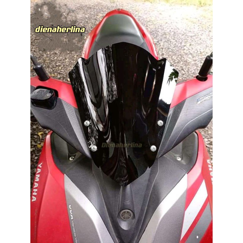 windshield/visor AEROX sporty. visor AEROX akrilik 3mili