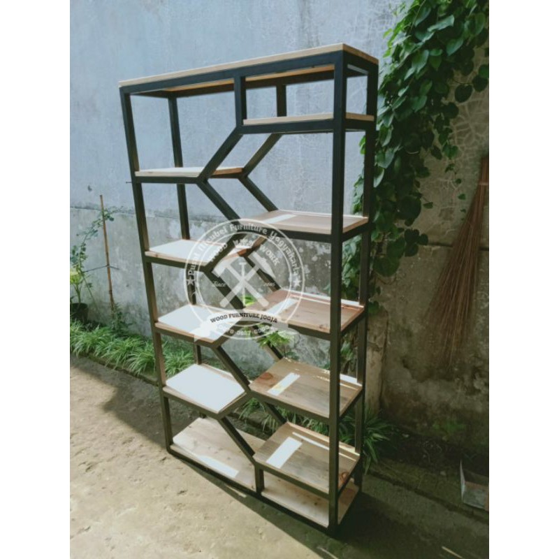 Jual Rak sekat /rak industrial /rak serbaguna / lemari hias / rak ...