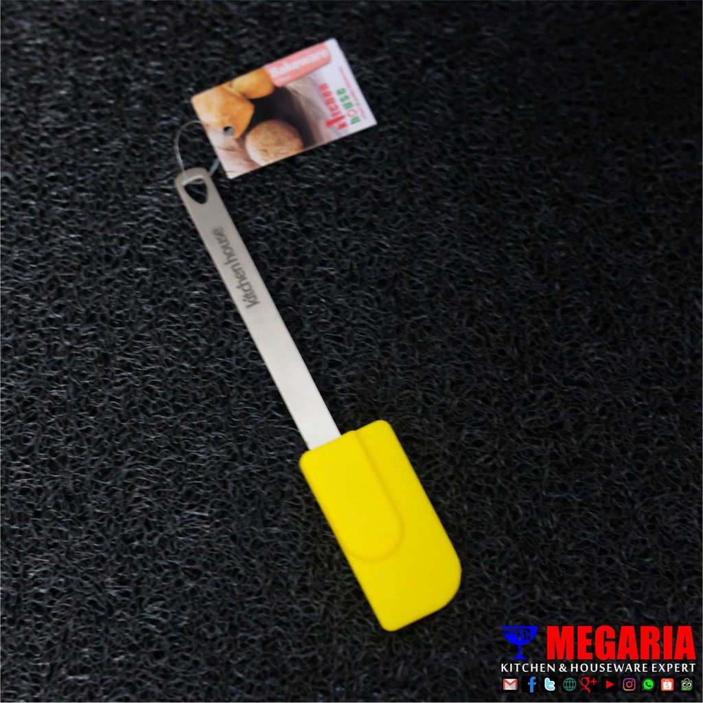 Spatula Silicon Mini CYPRUS Gagang Stainless AK-0583