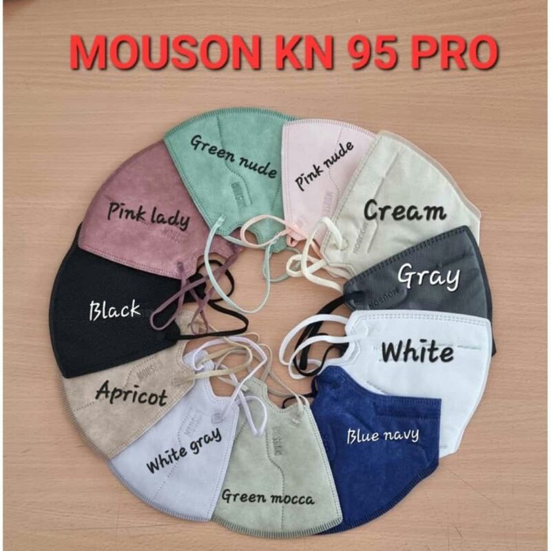 MASKER MOUSON PRO ISI 10 PCS - KN95 PRO MOUSON 5 PLY SEMARANG