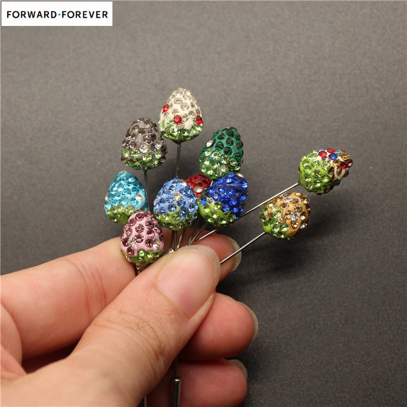 Strawberry Tuspin mutiara/pearl/brooch/bros/aksesoris